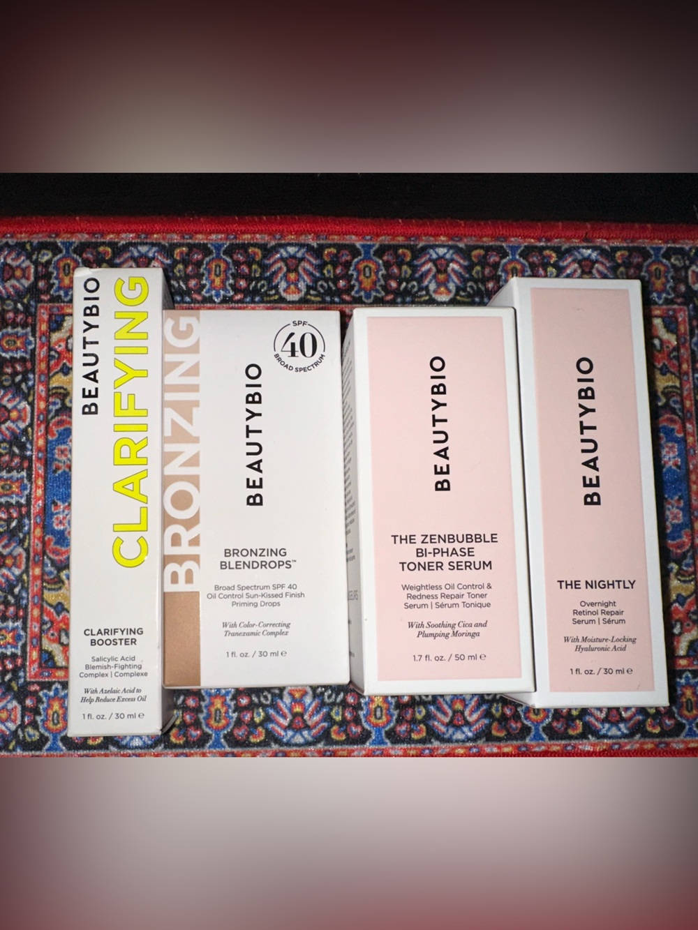 BEAUTYBIO Skincare Set - Clarifying, Bronzing & Toner and Retinol